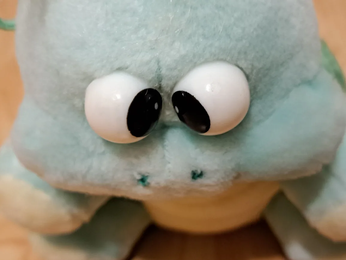 Vintage Plush Turtle Toy 8" image indicator(10)