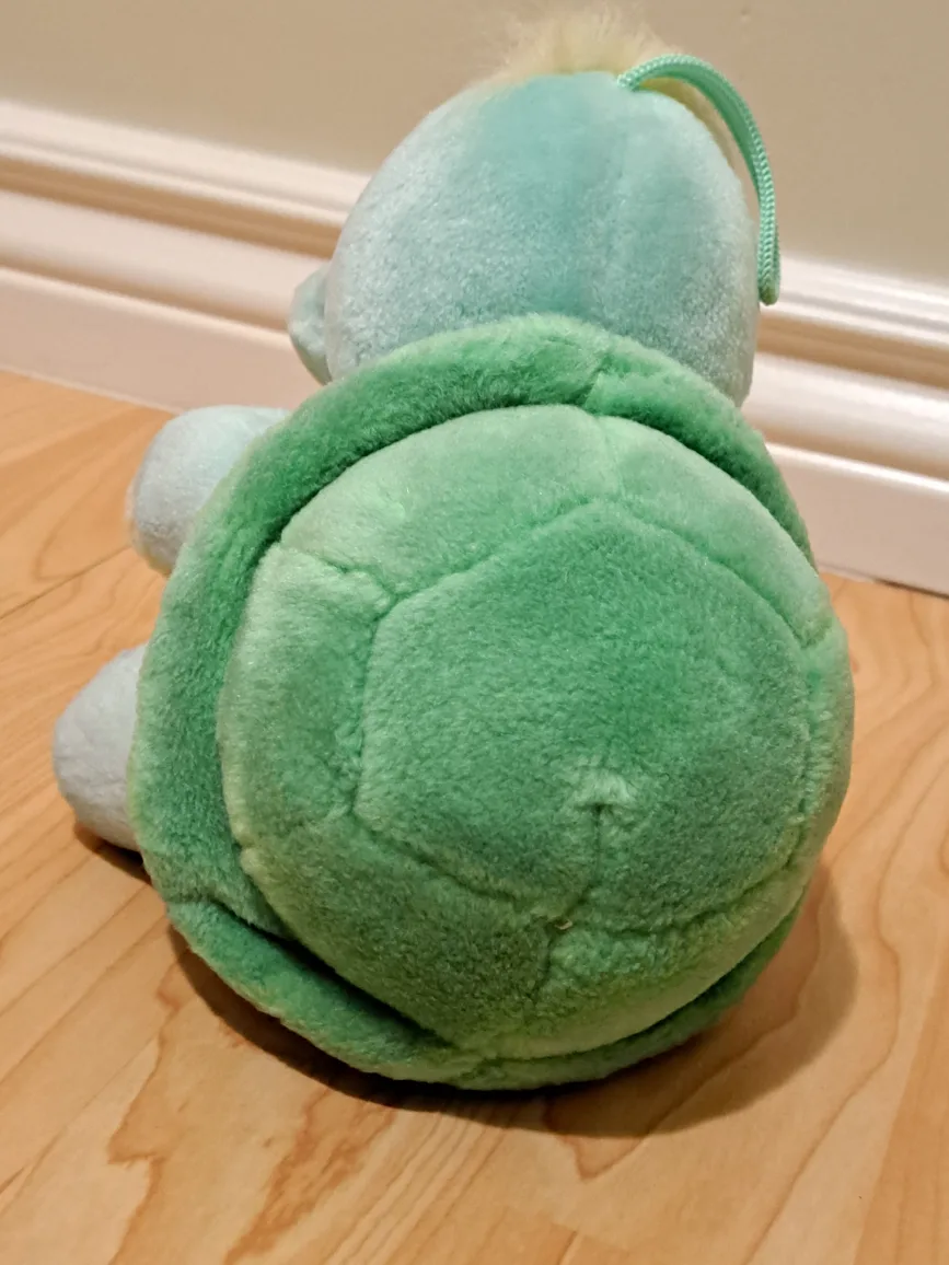 Vintage Plush Turtle Toy 8" image indicator(5)