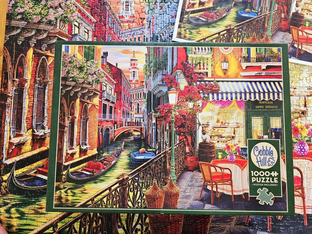 Cobble Hill 1000+ Piece Puzzle - Venice Canal Scene