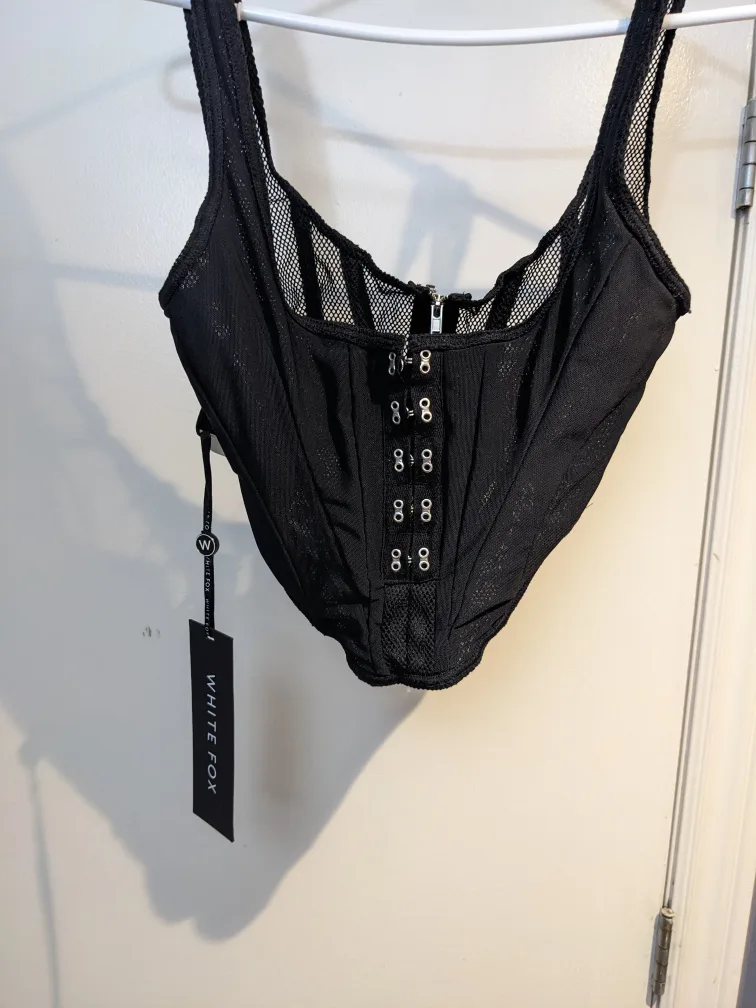 White Fox Bustier size Small BNWT image indicator(2)