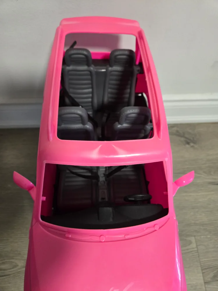 Barbie Pink SUV Toy Car image indicator(5)