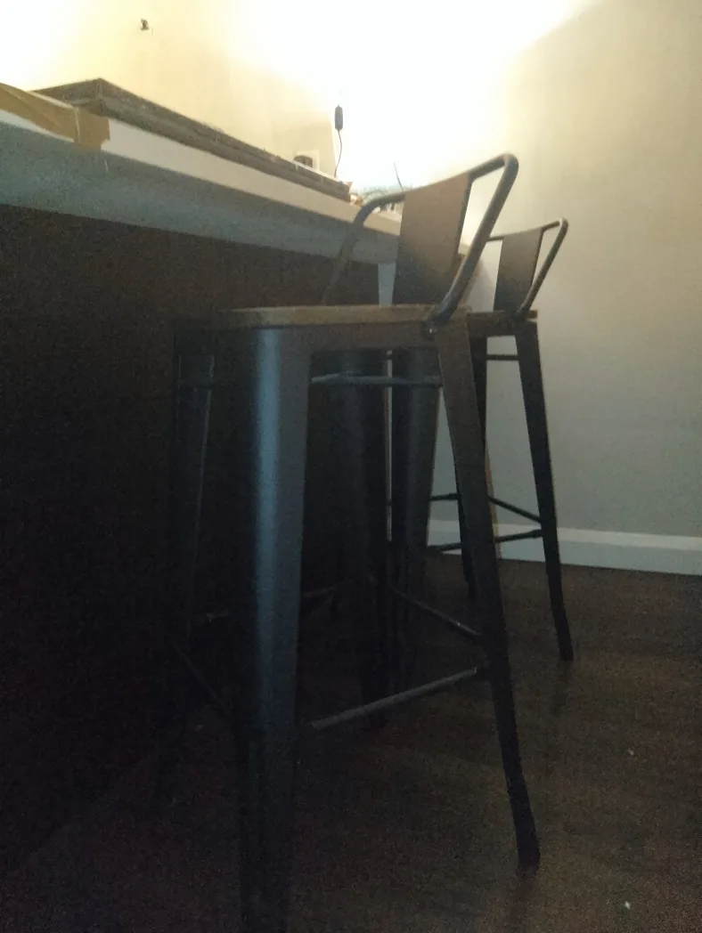 2 Bed Bath & Beyond: Set of Metal Bar Stools image indicator(2)