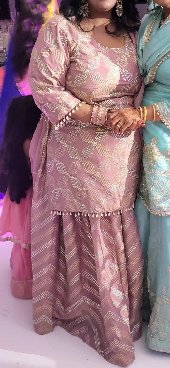 Gorgeous Pink Lengha Choli with Dupatta thumbnail