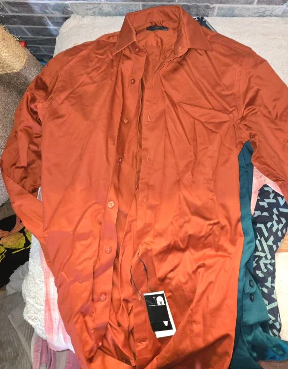 Men's Clothing Bundle: Polo Shirt, Dress Shirts, and Trousers image indicator(2)