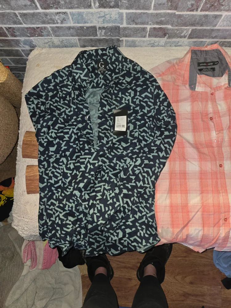 Men's Clothing Bundle: Polo Shirt, Dress Shirts, and Trousers image indicator(10)