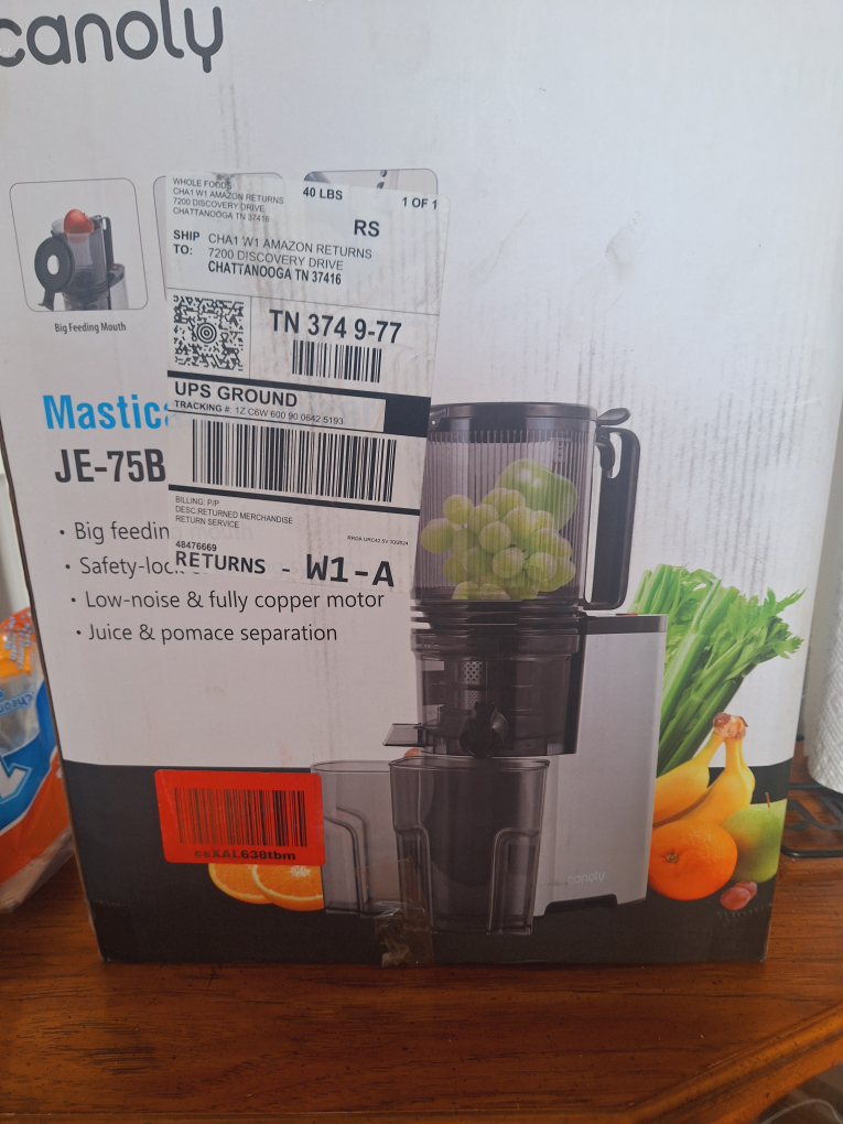 Canoly JE-75B Masticating Juicer - New in Box