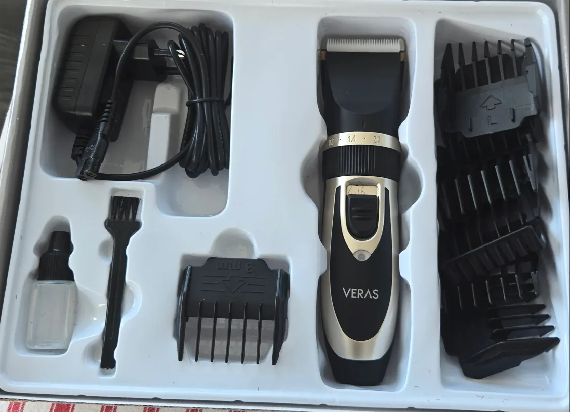 VERAS VC-100 Professional Hair Clipper - Cordless Rechargeable image indicator(2)