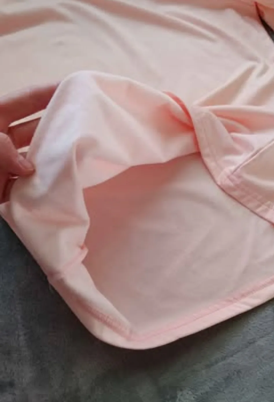 Women's Pink Fleece Lined Long Sleeve Crew Neck Top Size Small image indicator(3)