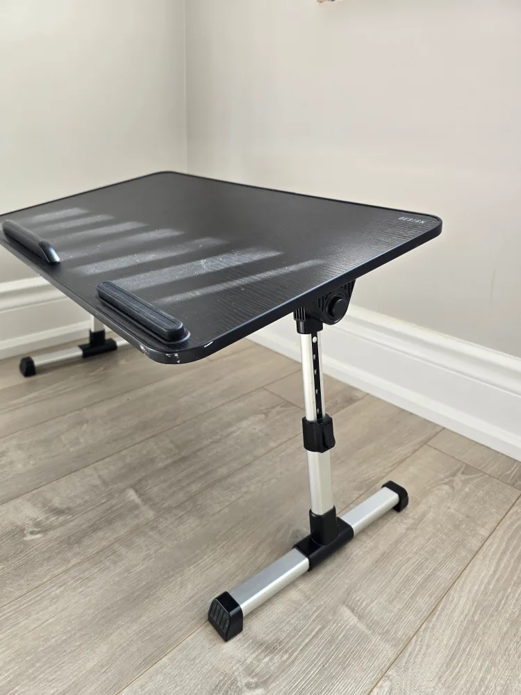 Adjustable Laptop Table - Portable Foldable Bed Tray image indicator(2)