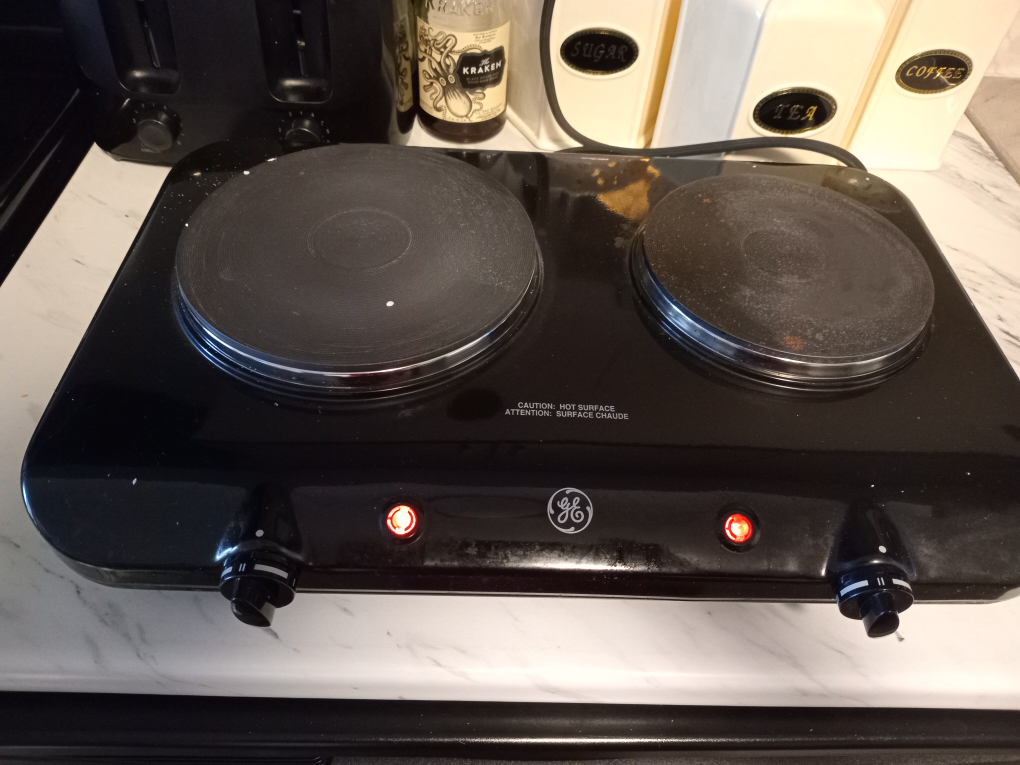 GE 2-Burner Electric Hot Plate - photo 2