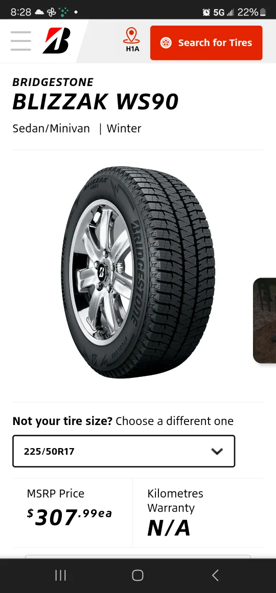 Used winter rims and tires image indicator(3)