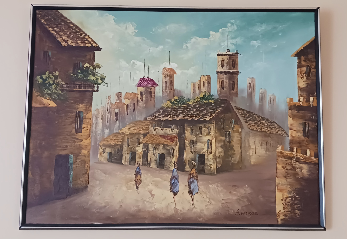 Framed Canvas Paintings - Various Subjects