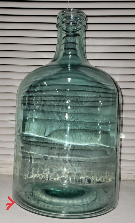 Large Glass Bottle 12L