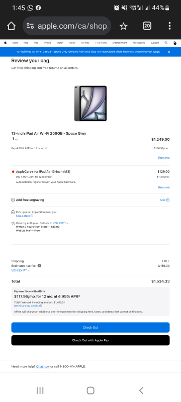 New Sealed iPad Air 13" (M2) 256GB Wi-Fi + AppleCare+ - photo 4