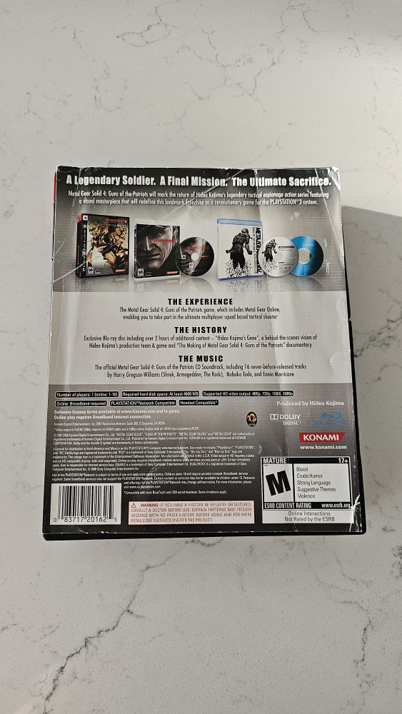 Metal Gear Solid 4 Limited Edition PS3 - photo 2