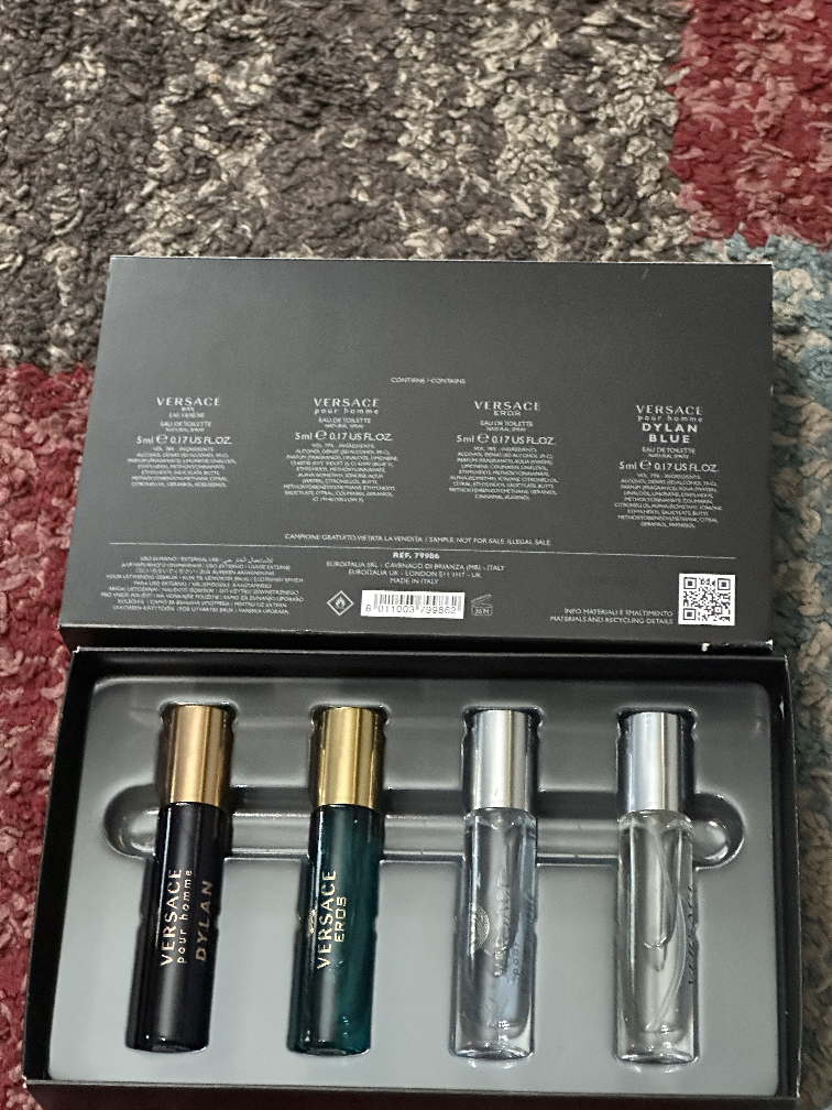 Versace Men's Fragrance discovery Set 4x5ml