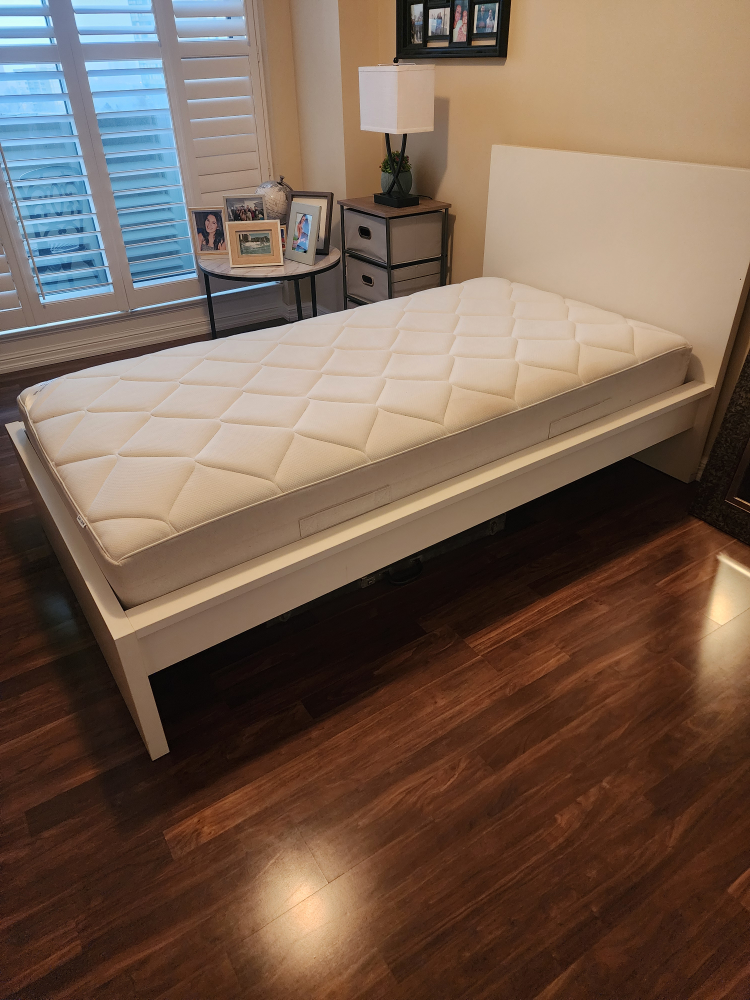IKEA Sultan HAllen Single Bed Frame with Mattress and Drawers - photo 2