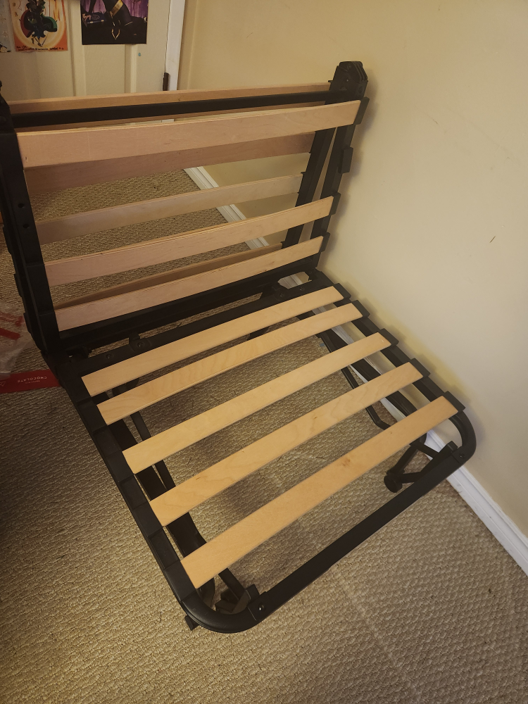 Used Futon Bed Frame with or without mattess - photo 3