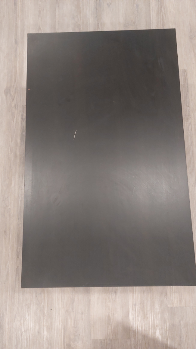 Black Two-Tier Side Table