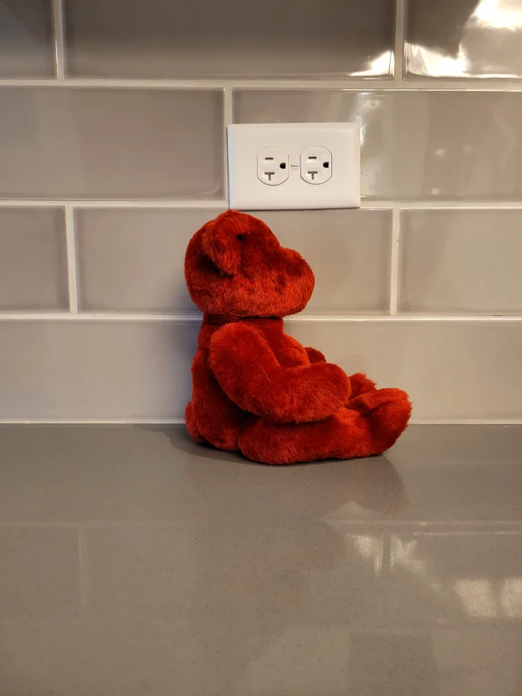 Vibrant Ruby Red Russ Bear Plush 10"🧸 image indicator(4)