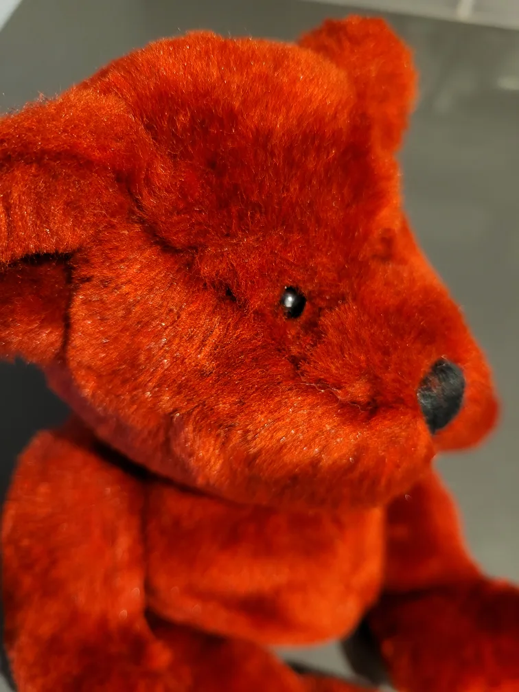 Vibrant Ruby Red Russ Bear Plush 10"🧸 image indicator(5)