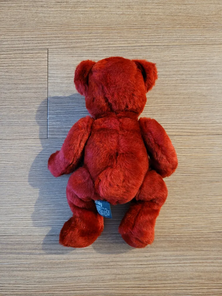 Vibrant Ruby Red Russ Bear Plush 10"🧸 image indicator(7)
