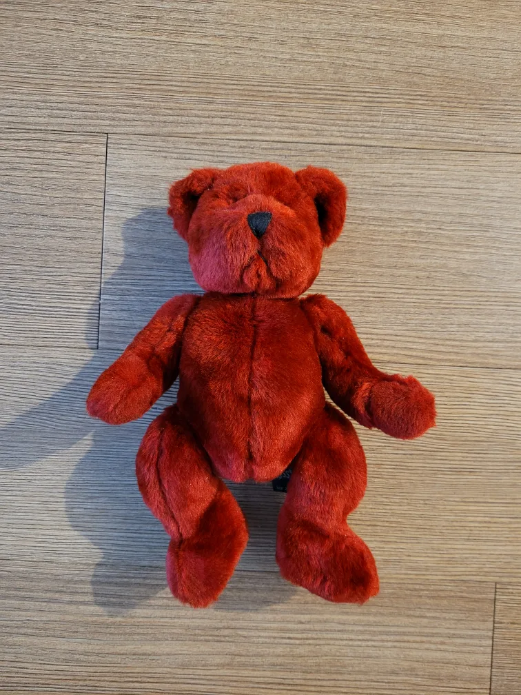 Vibrant Ruby Red Russ Bear Plush 10"🧸 image indicator(8)