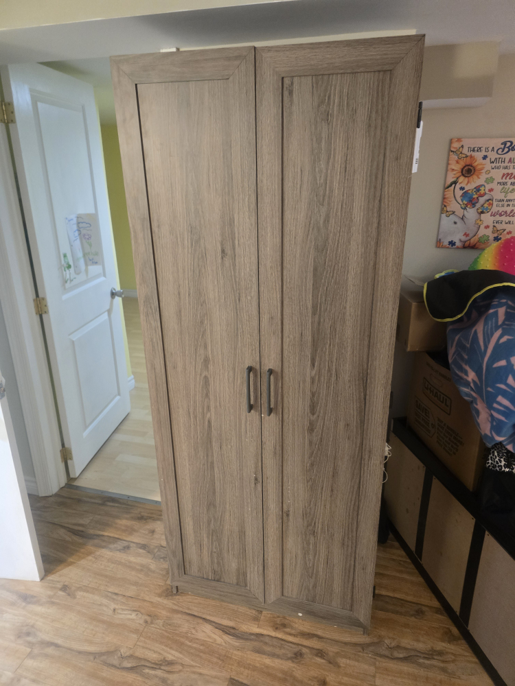 Tall Storage Cabinet with Shelves - photo 2