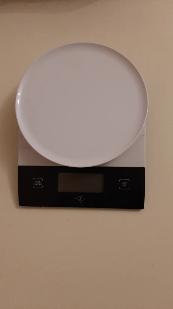 Digital Kitchen Scale - White and Black image indicator(2)