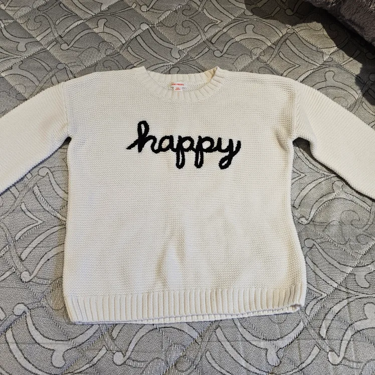 Joe Fresh Kids Sweater Size L 10-12 Months - Happy image indicator(3)