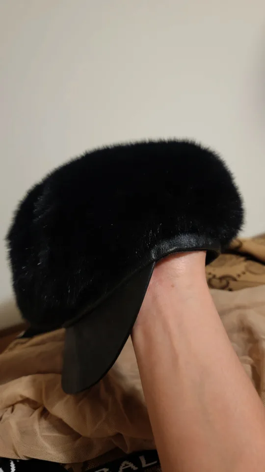 Eugenia Kim Black Faux Fur hat image indicator(3)