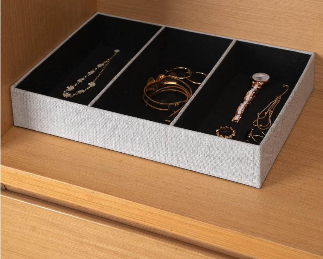 3 Section Drawer Organizer