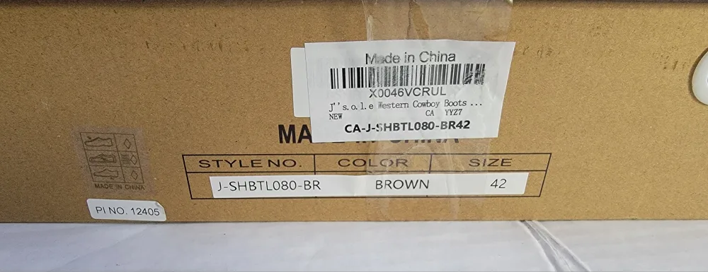 J's.o.l.e Women's Western Cowboy Boots Embroidered- US 11, Brown image indicator(5)