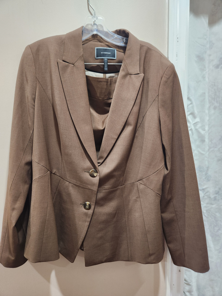 Le Chateau Brown Women's Suit
