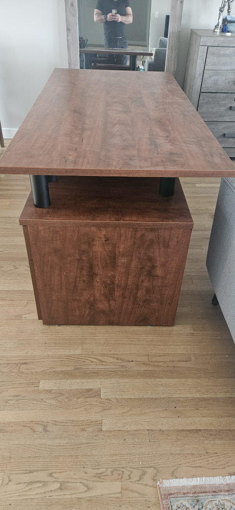 Computer Desk with Lateral Filing Cabinet - photo 3