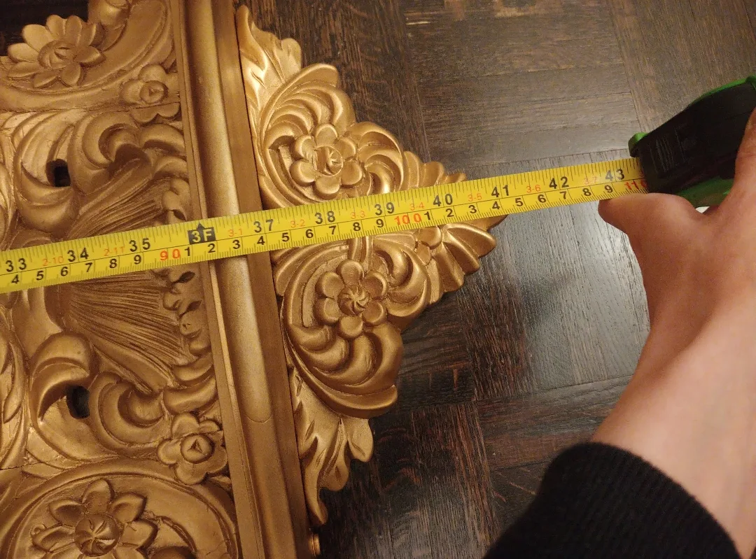 Vintage ornate gold mirrors (set of 4) image indicator(6)