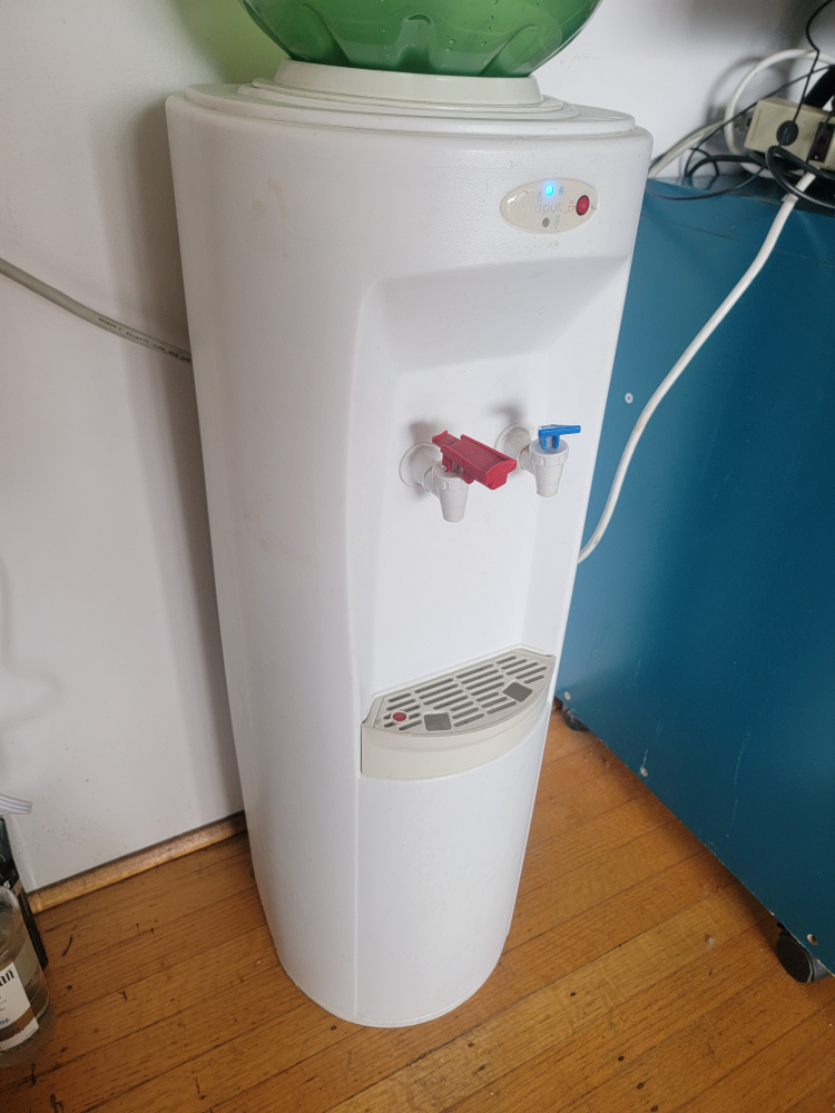 White Top-Loading Water Cooler Dispenser - photo 2