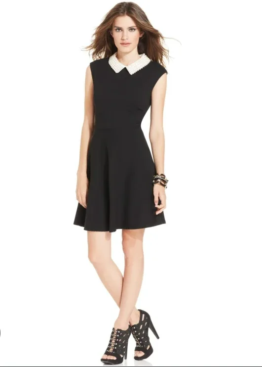 Betsey Johnson Pearl Collar Dress image indicator(5)