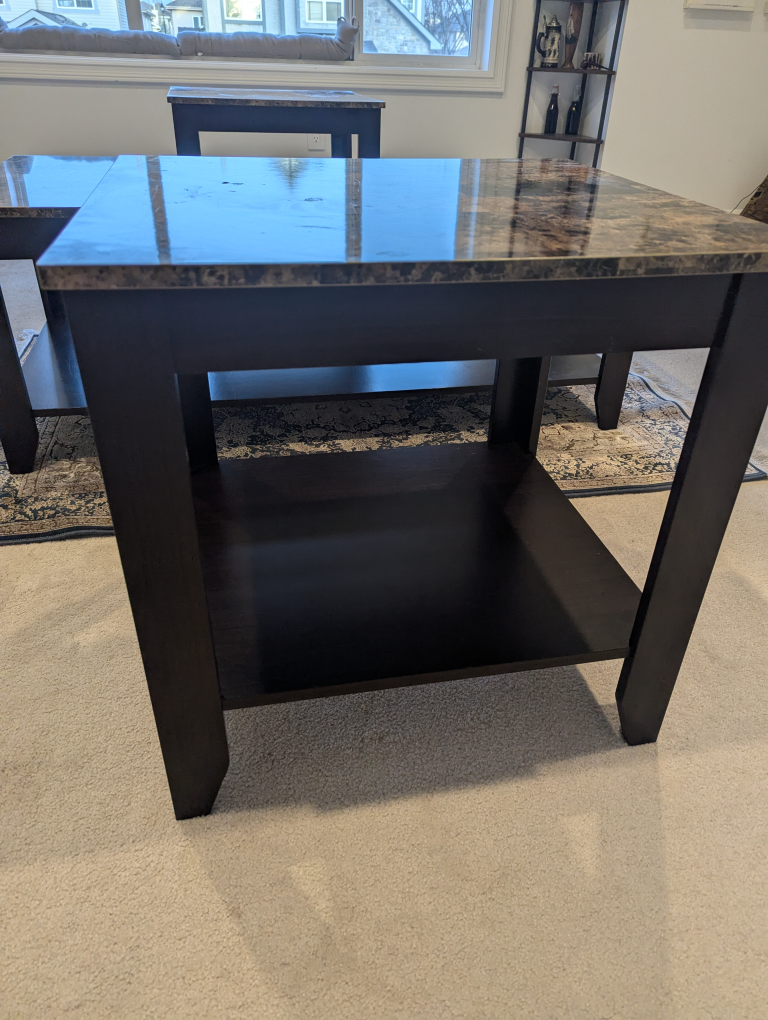Set of 3 elegant coffee tables - photo 3