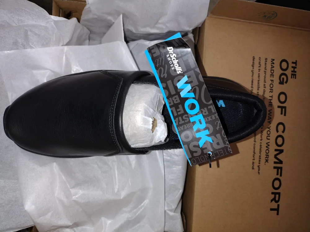 Dr. Scholl's Work Shoes - Black Slip-On image indicator(4)
