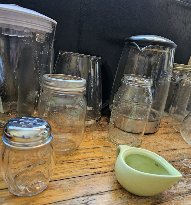 Glassware and Jars Lot -  Includes Electric Kettle - photo 5