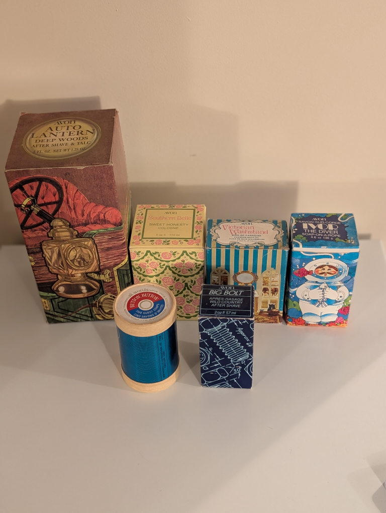 Vintage Avon Collectible Perfume & Soap Set