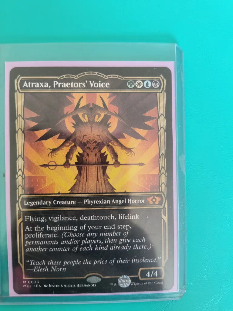 Atraxa, Praetor's Voice-(alternate art) MTG single thumbnail