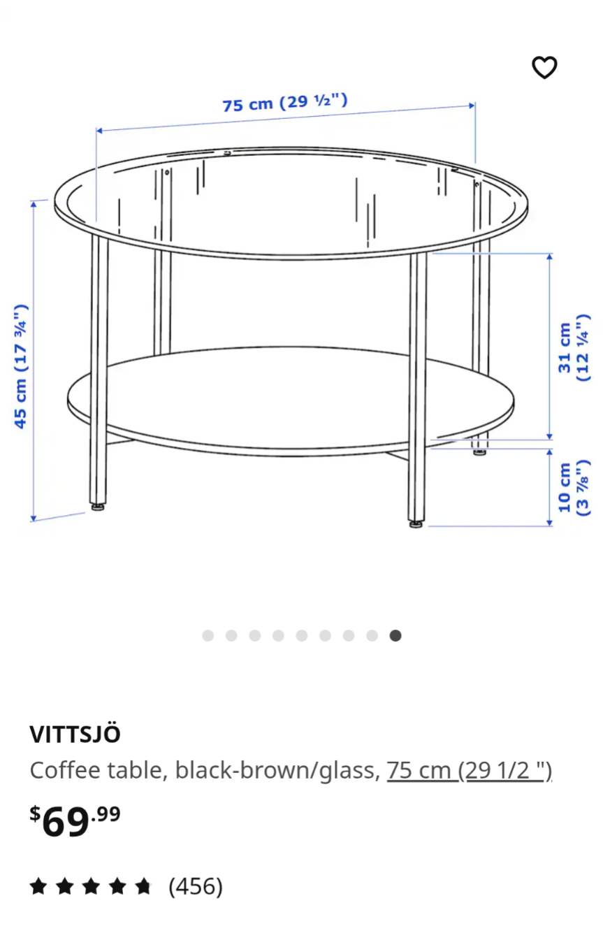 IKEA coffee table - photo 2
