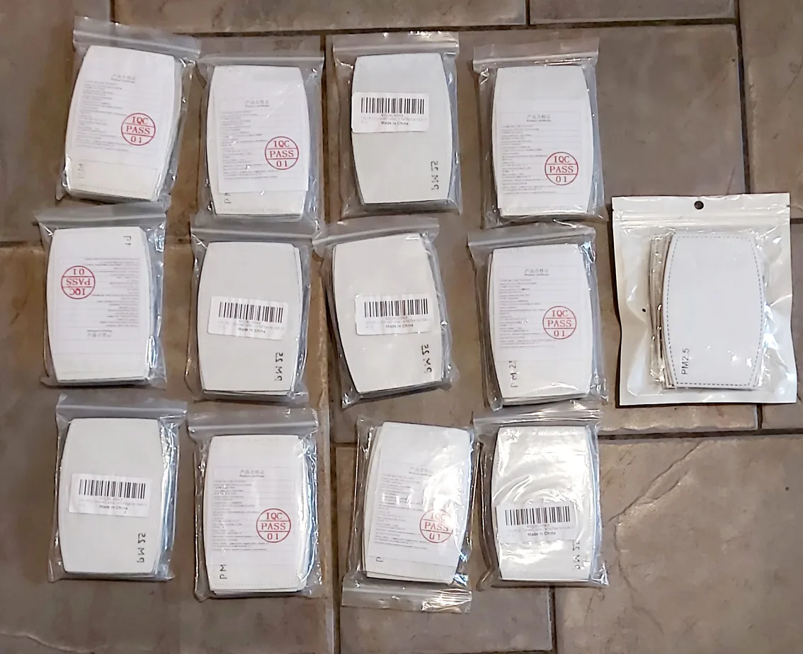 125 Pcs PM2.5 Activated Carbon Filter Inserts for Masks image indicator(2)