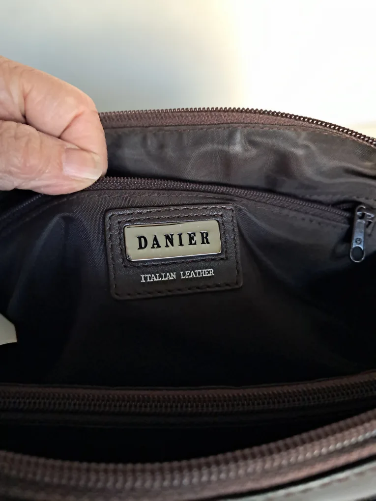 Danier Brown Italian Leather Handbag image indicator(4)