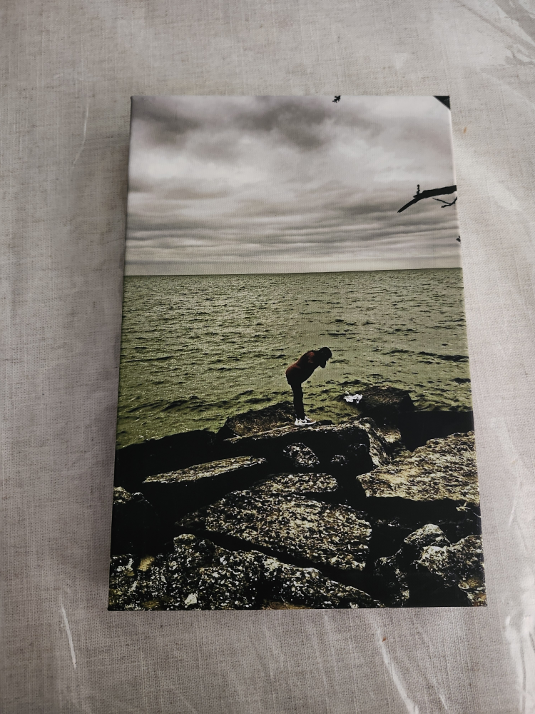 Canvas Print - Seascape with Person