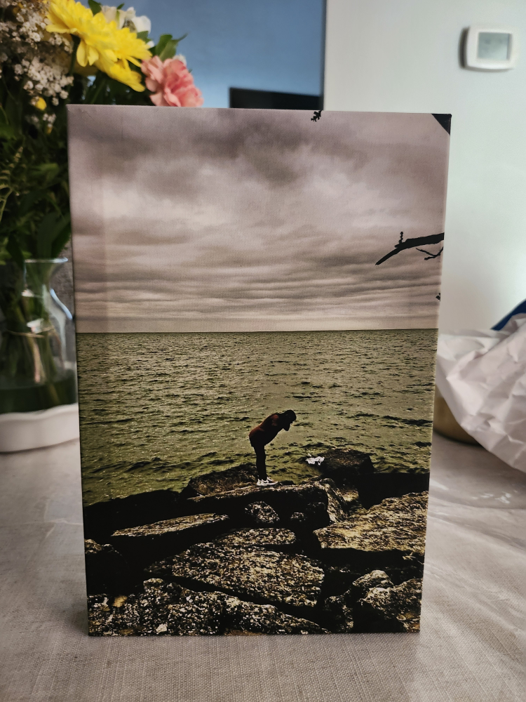 Canvas Print - Seascape with Person - photo 2