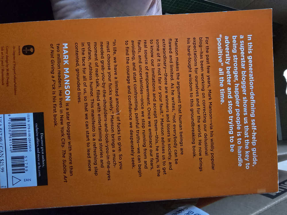 The Subtle Art of Not Giving a F*ck by Mark Manson - photo 2