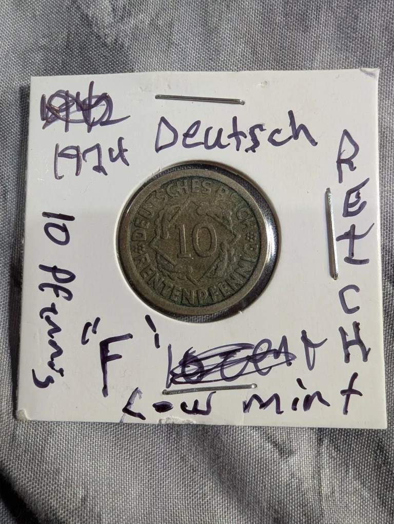 🥕Collectable Coins 1937-1938 Nazi German and 1924 Weimar RARE! image indicator(7)